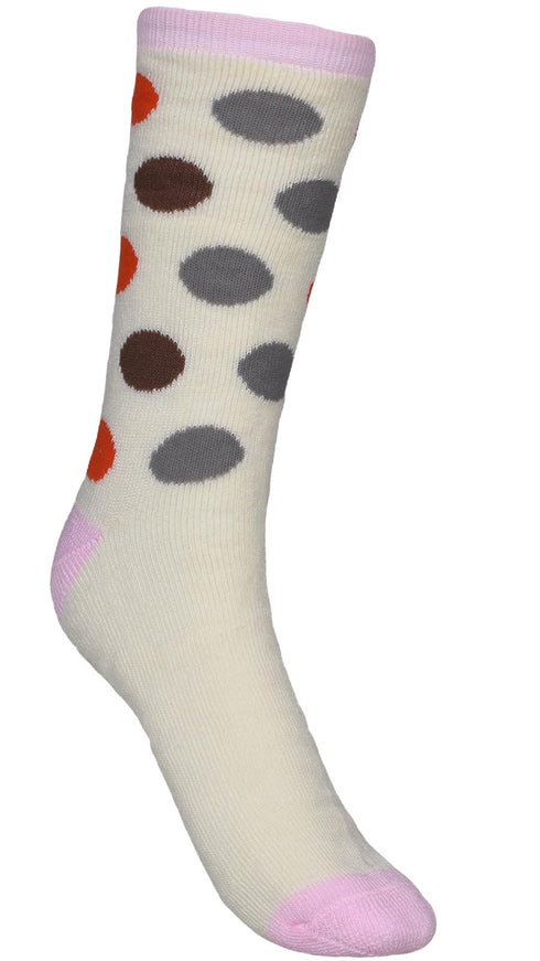 Women’s Colorful Polka Dot Socks – Fun Crew Socks Multipack (3, 6, 12 Pairs)