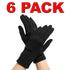 6 Pack Women’s Winter Knit Gloves – Warm, Stretchy & Soft Assorted Colours