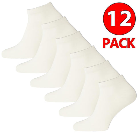 Men's Low Cut Trainer Socks – 6 & 12 Pack Ankle Sports Socks