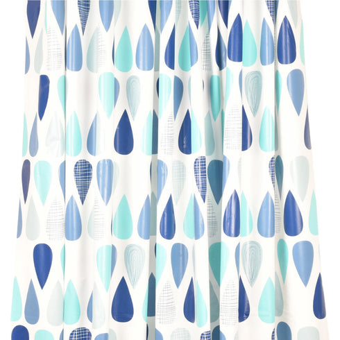 Anti Mould Printed Shower Curtain - Style D