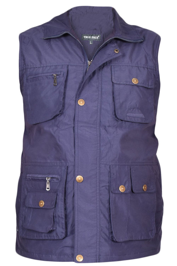 Mens Safari Sleeveless Jacket