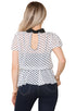 Ladies Collared Peplum Top