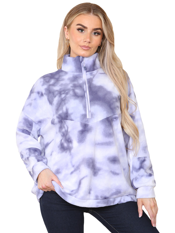 Ladies Over Size Micro Fleece