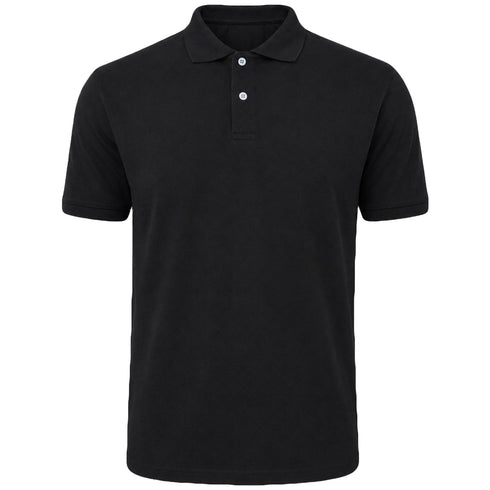 4 Pack Men's Ribbed Collar Polo Shirts
