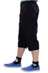 Mens Three Quarter Cotton Cargo Shorts