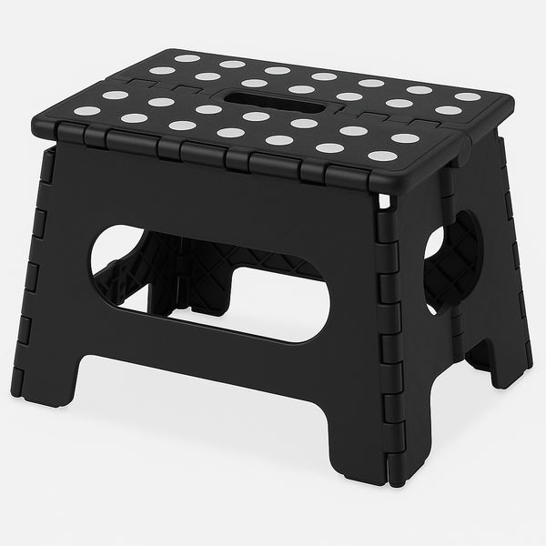 Foldable Plastic Step Stool with Non-Slip Surface