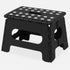 Foldable Plastic Step Stool with Non-Slip Surface