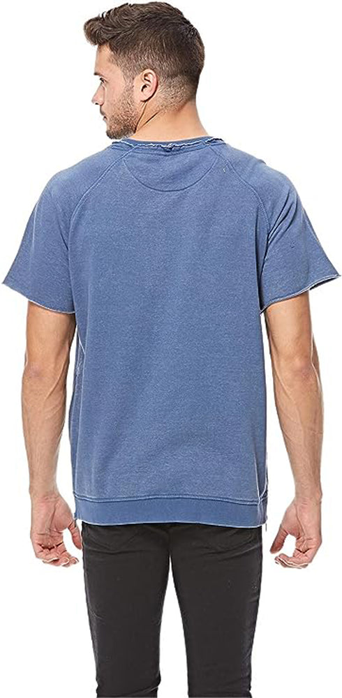 Mens Zip Side Casual T-Shirt