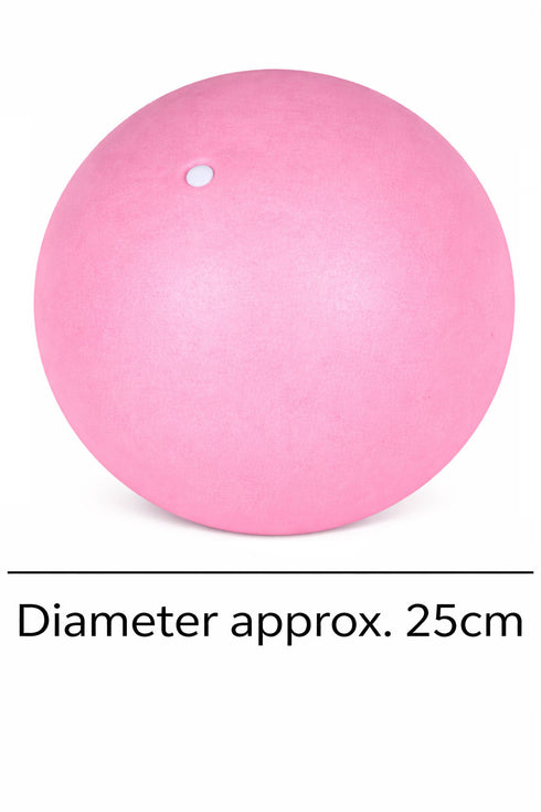 25cm Anti-Burst Pilates Ball | Yoga Exercise Ball with Pump