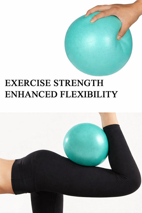 25cm Anti-Burst Pilates Ball | Yoga Exercise Ball with Pump