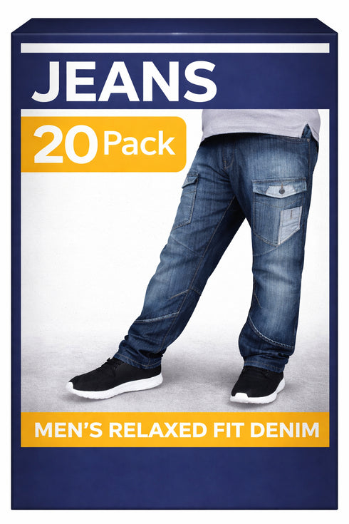 20 Pack Men's Darhurst Plus Size Jeans