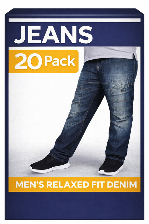 20 Pack Men's Kastra Plus Size Jeans