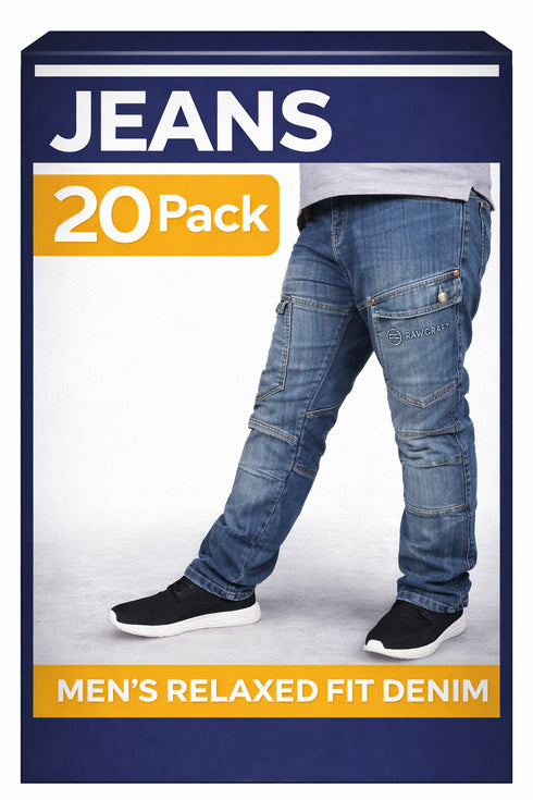 20 Pack Men's Raptor Plus Size Jeans