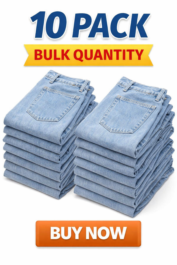 Men's Denim Jeans - 10 Pack