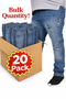 20 Pack Men's Raptor Plus Size Jeans
