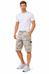Mens Camo Cargo Knee Length Shorts