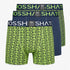3 Pack Men’s Crosshatch Boxer Trunks