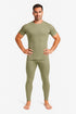 Mens Long Johns Half Sleeve Thermal Set