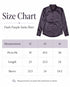 Women’s Purple Long Sleeve Satin Shirt