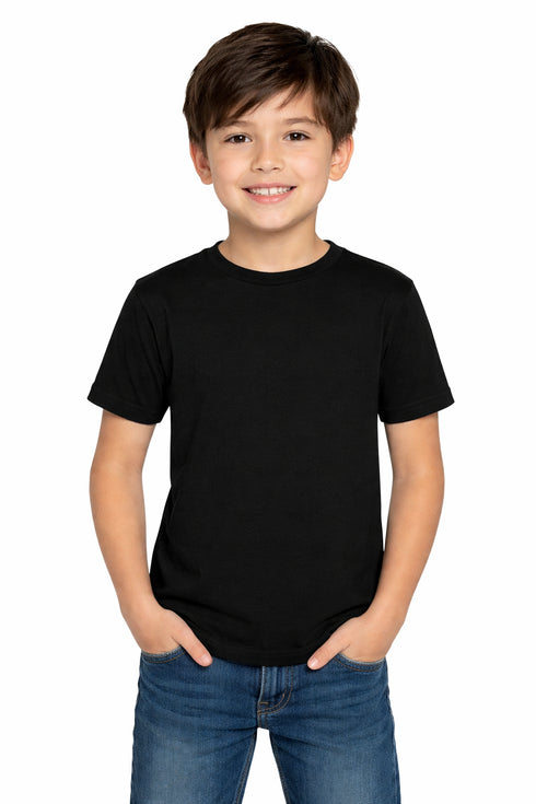 7 Pack Kids Plain Cotton Blend T-shirts