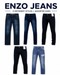 7 Pack Men’s Enzo Jeans Assorted Styles & Sizes - From £9.99 Per Unit