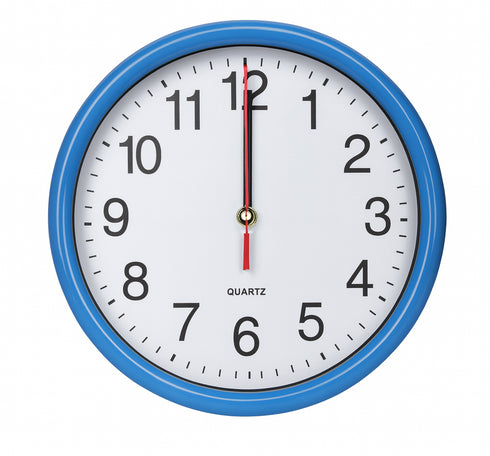Classic Quartz Wall Clock – Silent Sweep, Easy-to-Read Numbers, Modern Round Design