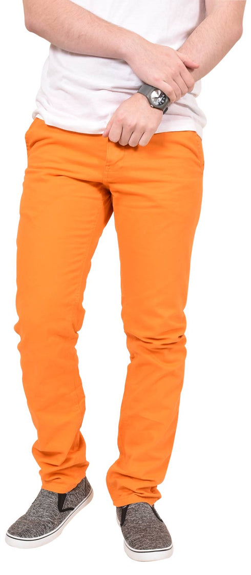 Men’s Slim Fit Cotton Chinos - Casual Trousers