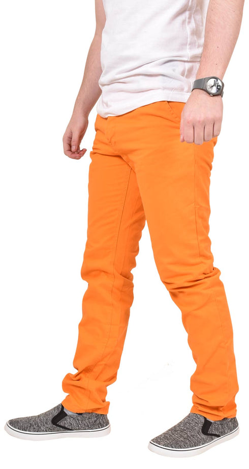 Men’s Slim Fit Cotton Chinos - Casual Trousers