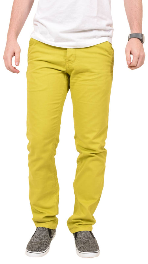 Men’s Slim Fit Cotton Chinos - Casual Trousers