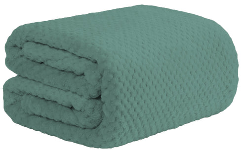 Soft Waffle Weave Throw Blanket – Lightweight Cozy Sofa & Bed Blanket