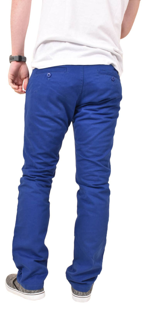 Men’s Slim Fit Cotton Chinos - Casual Trousers