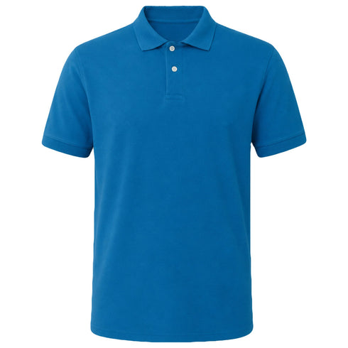 4 Pack Men's Ribbed Collar Polo Shirts