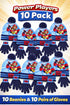 Power Players Kids Beanie Hat Gloves - 10/20 Pack