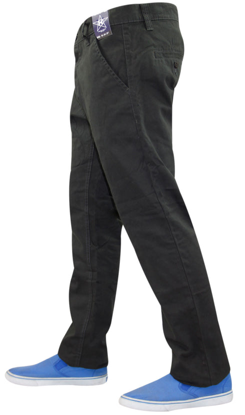Men’s Slim Fit Cotton Chinos - Casual Trousers