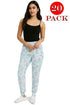 Ladies Printed Wide Leg Capri Trouser 10/20 Pack