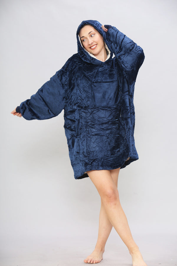 Blanket Hoodie Navy