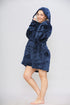Unisex Oversized Blanket Hoodie – Navy Ultra Soft Wearable Fleece