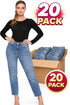 Ladies Slim Fit Denim Jeans - 10/20 Pack