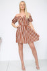 Womens Striped Dress
