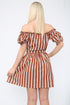 Womens Striped Dress