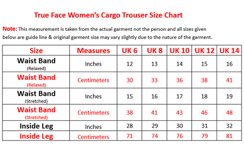 Ladies Cargo Combat Trousers – 8 Pocket, Casual Outdoor Pants, Women’s Utility Workwear