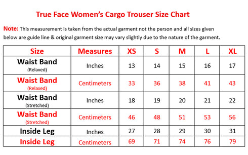 Womens Baggy Cargo Trousers – Drawstring Waist, Loose Fit Combat Pants with Pockets