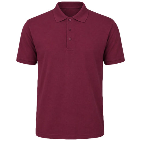 4 Pack Men's Ribbed Collar Polo Shirts