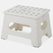 Foldable Plastic Step Stool | Non-Slip Household Stool
