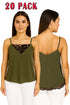 Women's Sleeveless V-Neck Summer Top - 10/20 Pack
