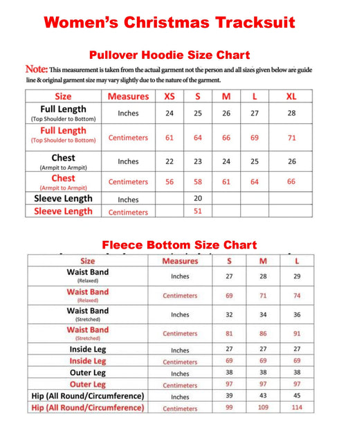 Womens Christmas 3D Pullover Tracksuit