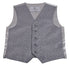 Kids Patterned V Neck Waistcoat