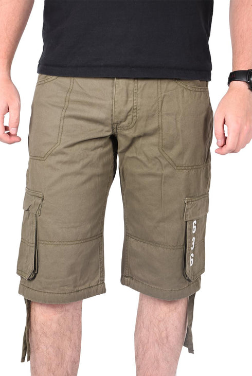 Mens Knee Length Cargo Shorts