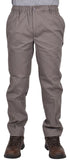 Men Elasticated Waist Work Casual Rugby Trouser - Grey