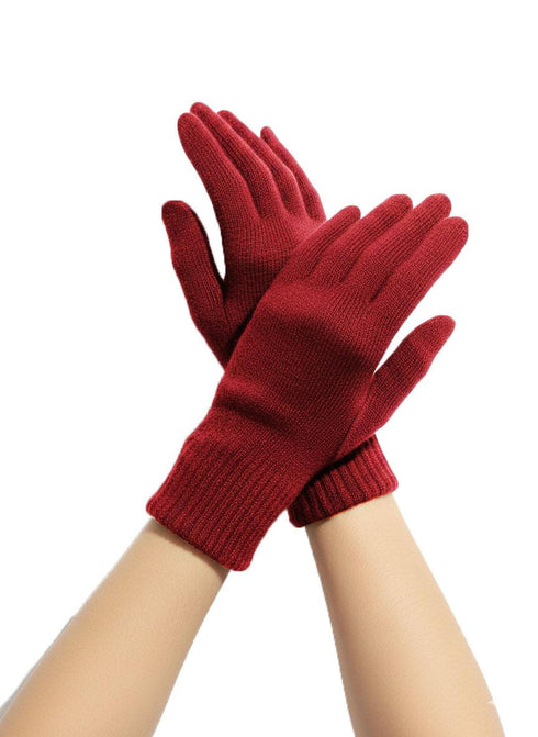 6 Pack Women’s Winter Knit Gloves – Warm, Stretchy & Soft Assorted Colours